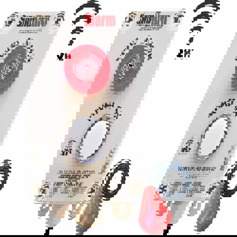 High-Water Alarms; Voltage: 100-120 VAC; Maximum Operating Temperature C: 60.000; Material: Polycarbonate; Alarm Level: White Power Indicator Light; Email; Red warning light; Text; 90DB Horn; Phone Call; For Use With: Sewage; Grinder Pump; Septic Tank; Fl